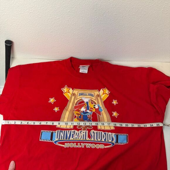Vintage Universal Studios Hollywood Woody Woodpecker Red T-Shirt Size XXL - Picture 8 of 10